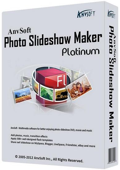 AnvSoft Photo Slideshow Maker Platinum 5.55 (2013) Rus