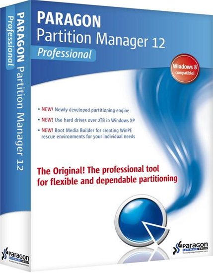 Paragon Partition Manager 12 Professional 10.1.19.15721 (2013) Рус